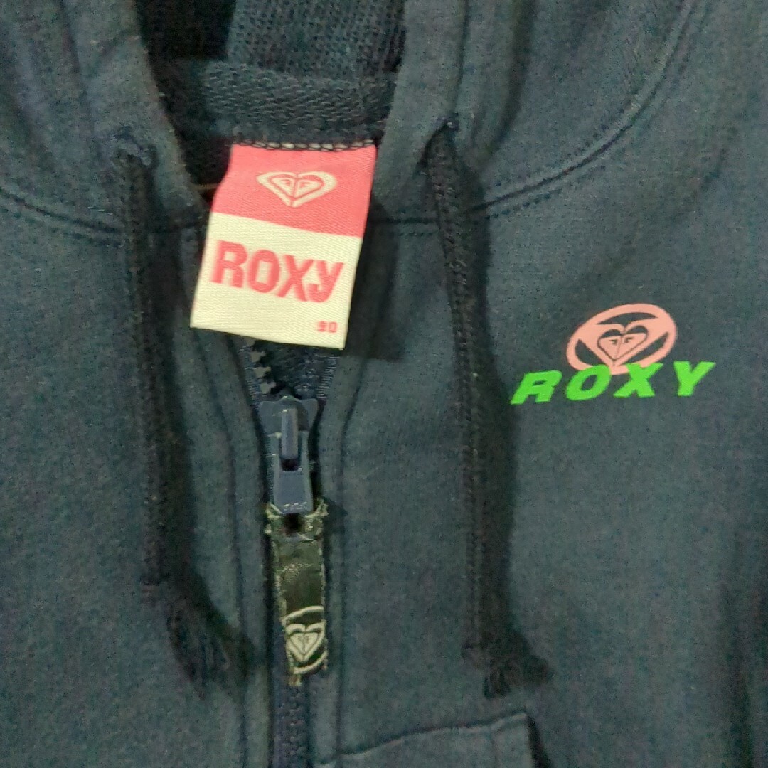 ROXY  プード付きパーカー キッズ/ベビー/マタニティのキッズ服女の子用(90cm~)(ジャケット/上着)の商品写真