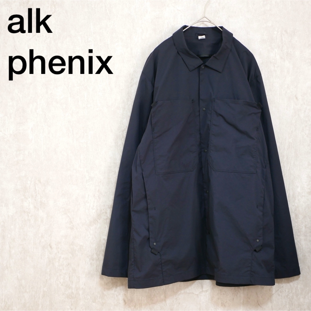 応援セール 美品 alk phenix Crank Mil Shirt XL Navy nanepal.org