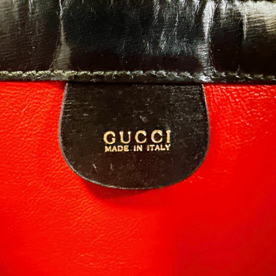 Gucci - 美品 GUCCI オールドグッチ 2way バンブー ターンロック