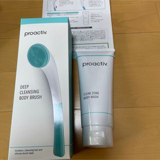 プロアクティブ(proactiv)のクリアゾーン ボディウォッシュ 180g プロアクティブ＋ボディブラシ付(ボディソープ/石鹸)