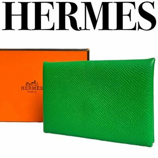 エルメス(Hermes)の【新品同様】 HERMES エルメス カルヴィ ヴォーエプソン コインケース(コインケース)