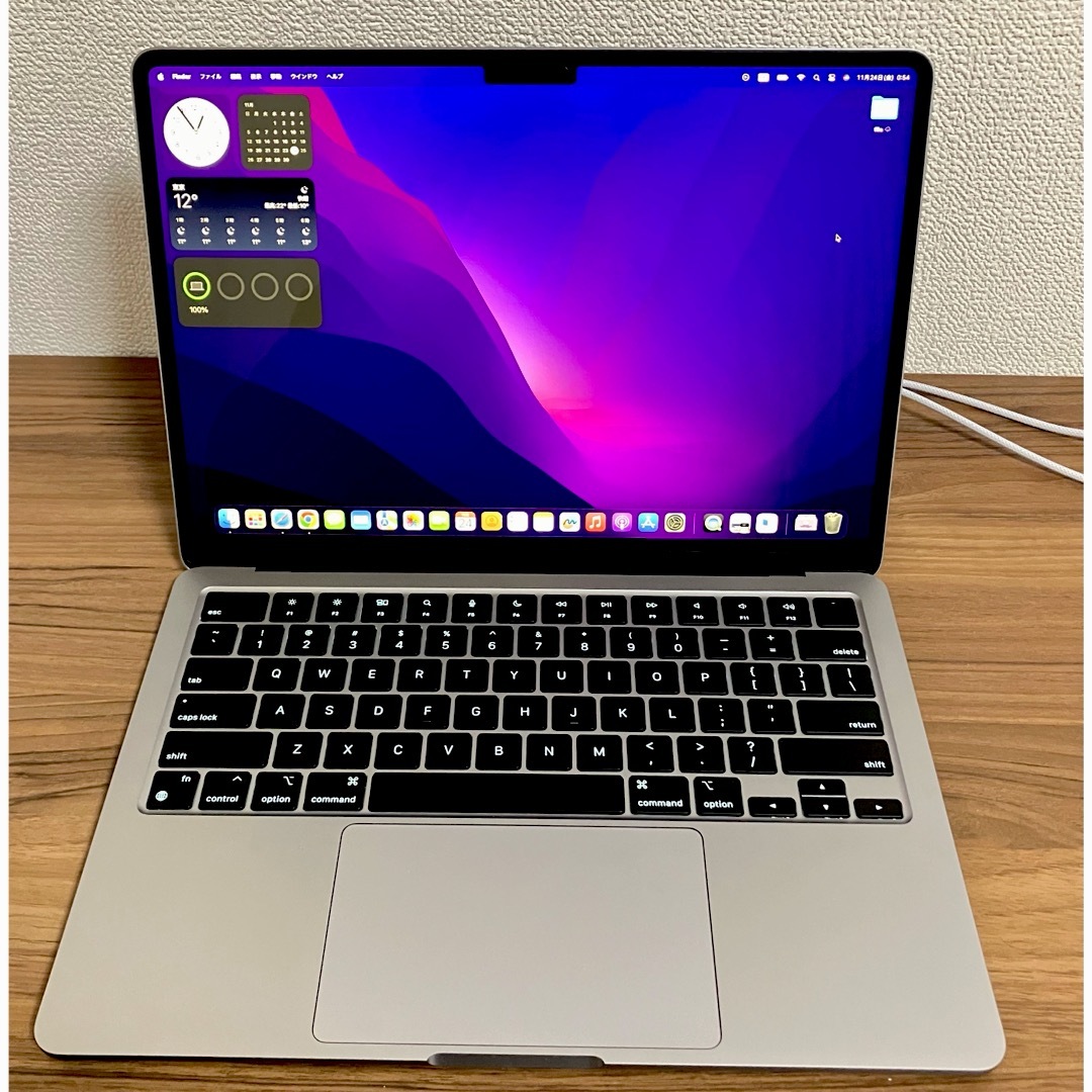 Apple(アップル)の美品　Apple MacBook Air M2 16GB 1TB スマホ/家電/カメラのPC/タブレット(ノートPC)の商品写真