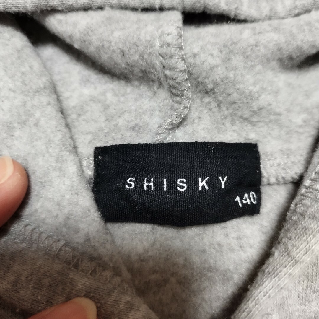 ShISKY(シスキー)のSHISKY裏起毛パーカー キッズ/ベビー/マタニティのキッズ服男の子用(90cm~)(Tシャツ/カットソー)の商品写真