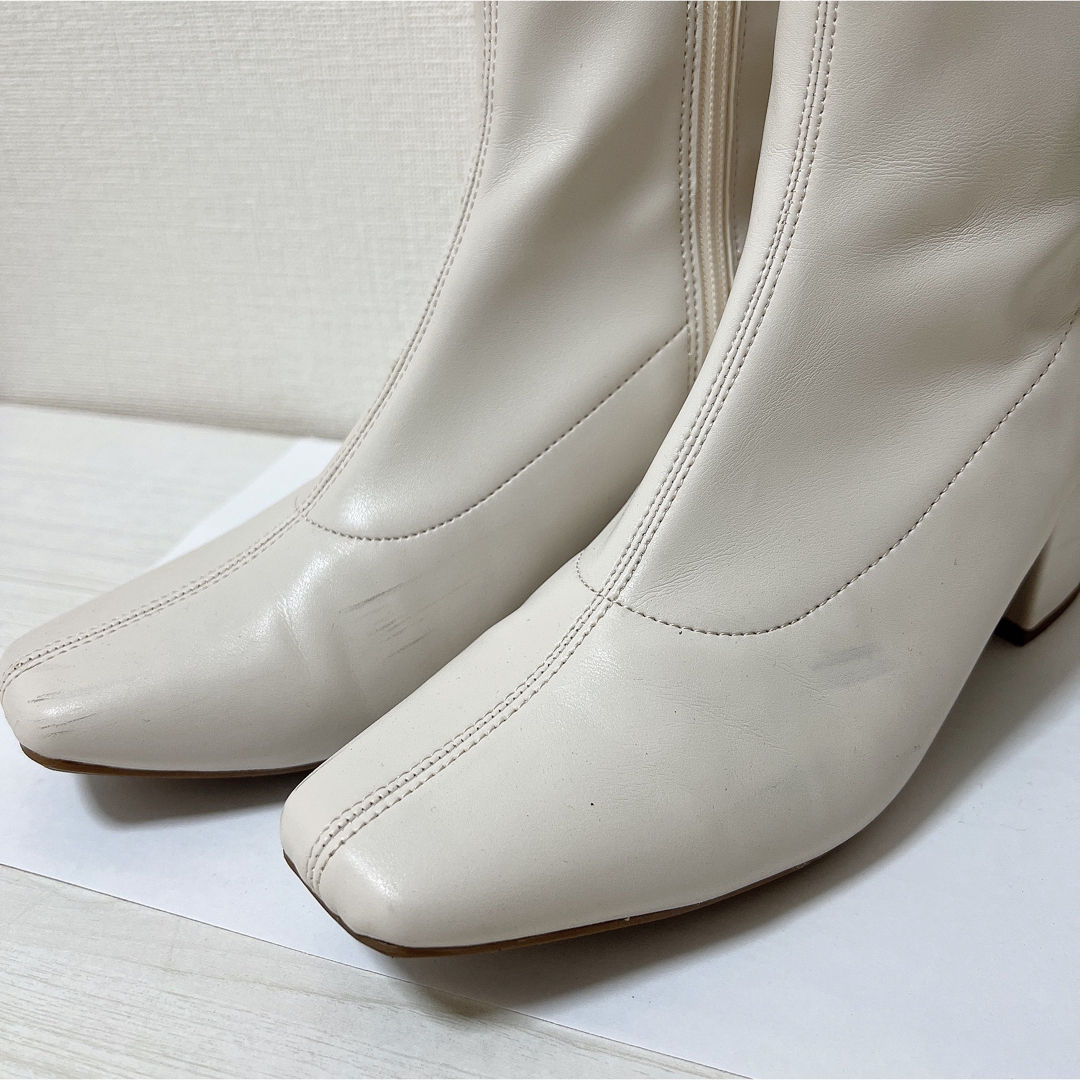 GU(ジーユー)のウルトラストレッチヒールブーツ レディースの靴/シューズ(ブーツ)の商品写真