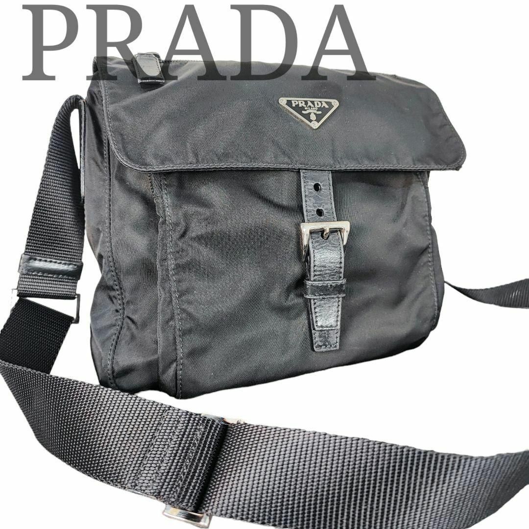 【美品】 PRADA プラダ ショルダーバッグ メッセンジャーバッグレディース