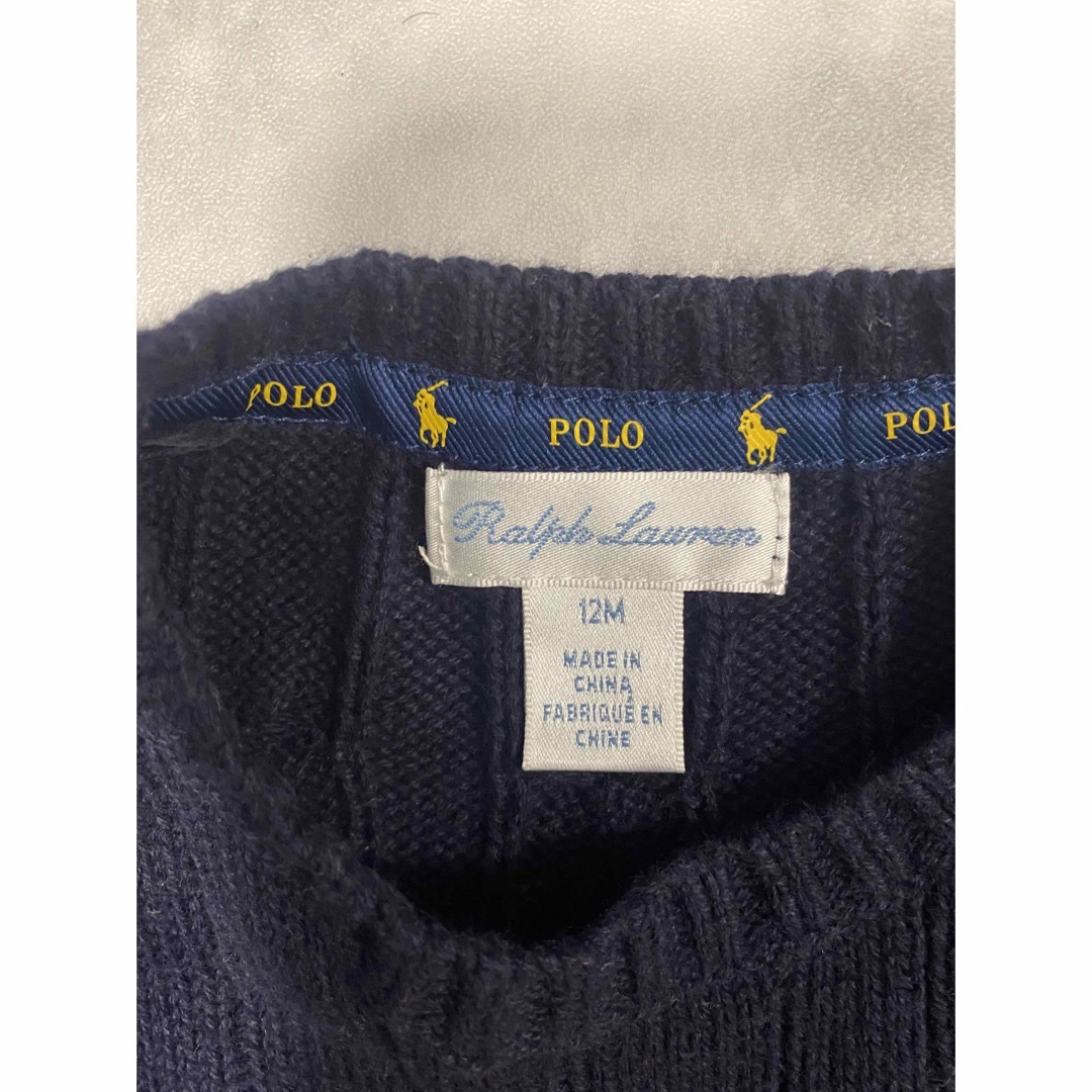 POLO RALPH LAUREN(ポロラルフローレン)のラルフローレン  セーター　ベビー　12M キッズ/ベビー/マタニティのベビー服(~85cm)(ニット/セーター)の商品写真