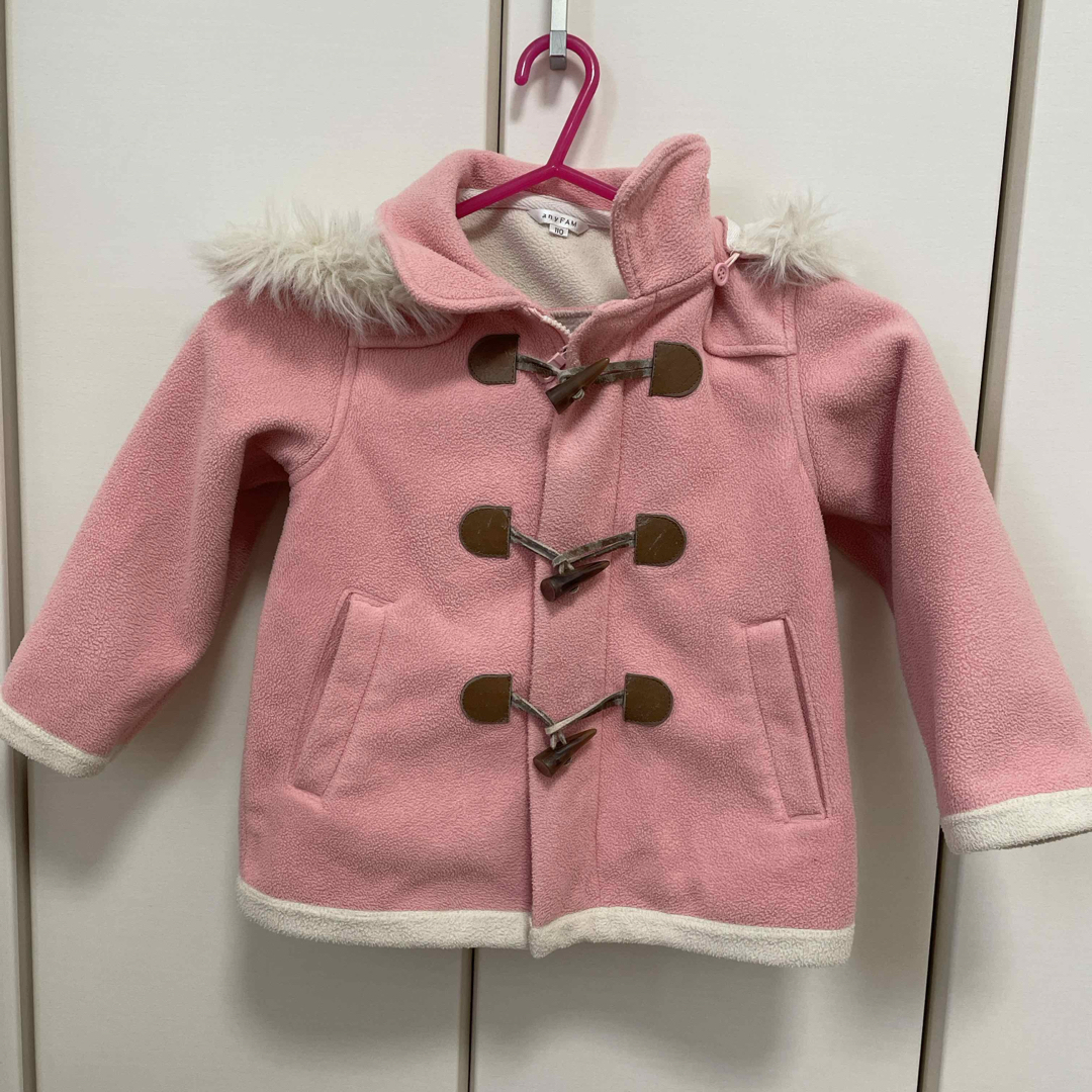 anyFAM(エニィファム)のピンクコート　110 キッズ/ベビー/マタニティのキッズ服女の子用(90cm~)(コート)の商品写真