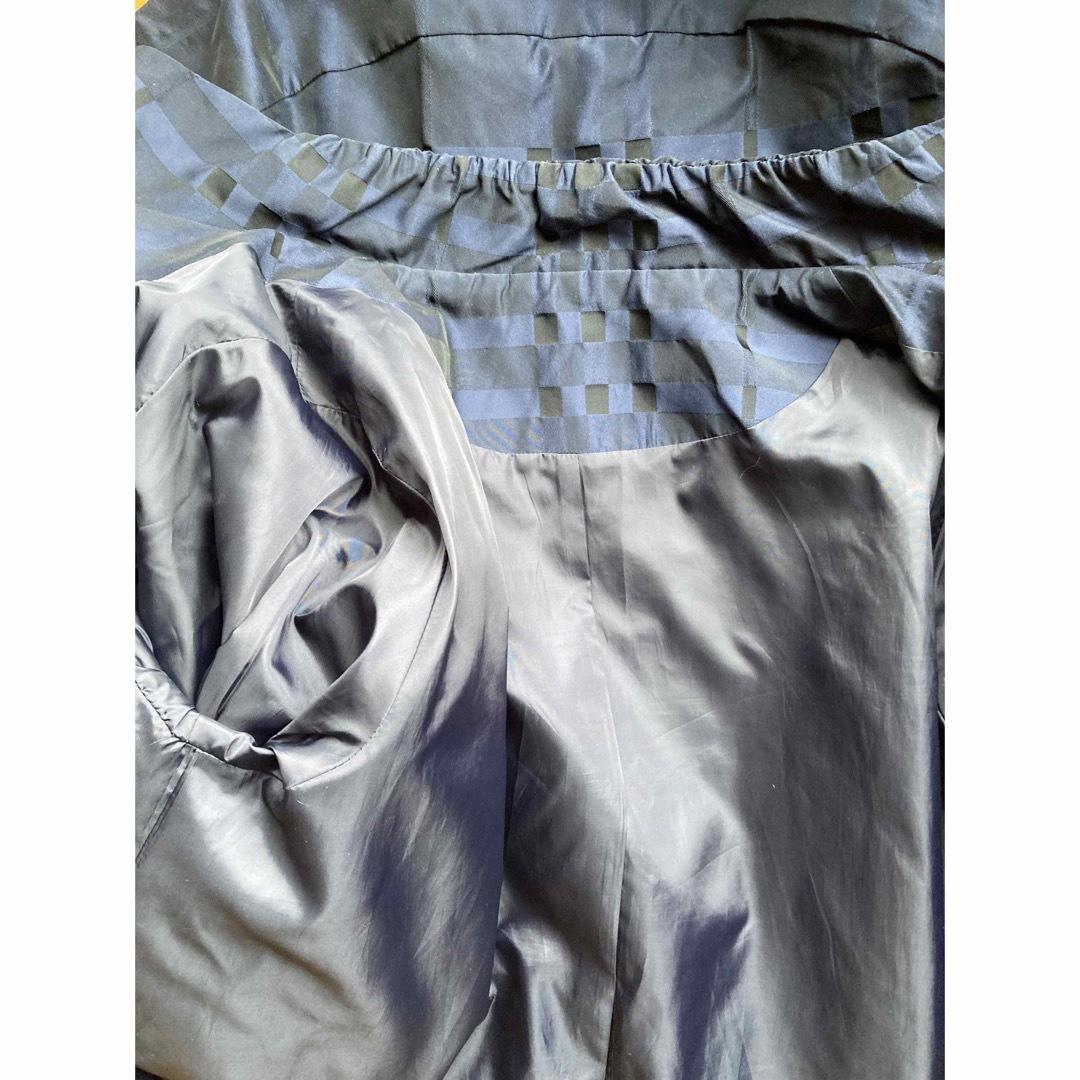 noa-ge ノアジェ　ジャケット　ウィンドブレーカー　レディース　M 紺色 レディースのジャケット/アウター(ナイロンジャケット)の商品写真