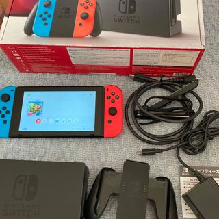 ニンテンドースイッチ(Nintendo Switch)のNintendo Switch JOY-CON(L)(R)本体セット中古　動作品(携帯用ゲーム機本体)