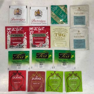   英国　TWG  pukka  TWINING 紅茶色々 15ティーバッグ(茶)