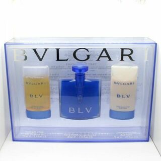 ブルガリ(BVLGARI)の未使用 本物 ブルガリ ブルー オードパルファム 40ml コフレセット(香水(女性用))