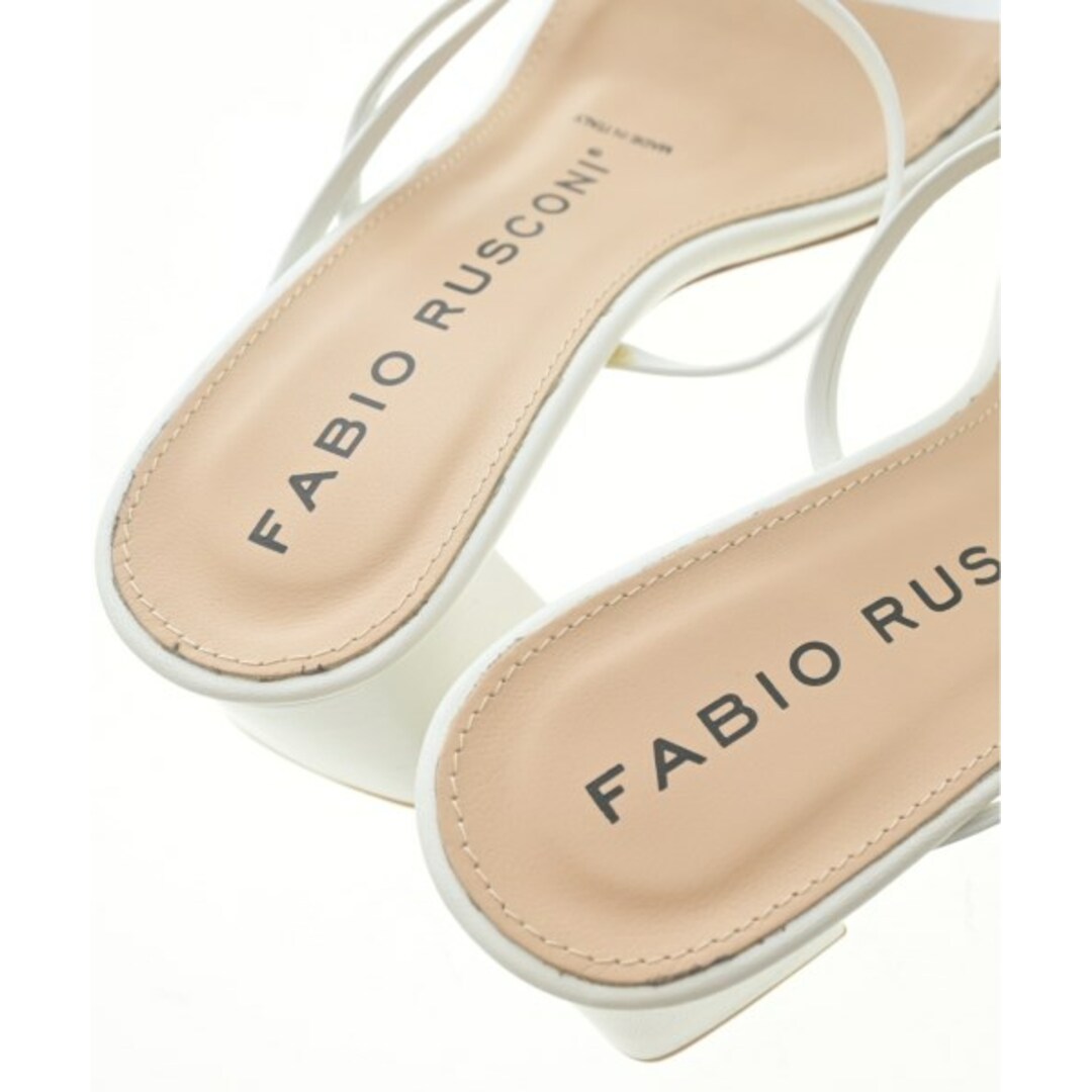 FABIO RUSCONI(ファビオルスコーニ)のFABIO RUSCONI サンダル EU37(23.5cm位) 白 【古着】【中古】 レディースの靴/シューズ(サンダル)の商品写真