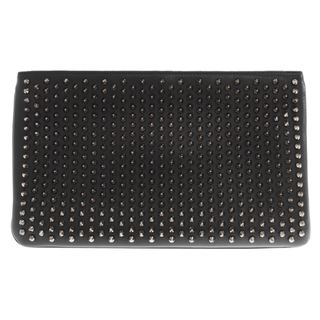 クリスチャンルブタン(Christian Louboutin)のCHRISTIAN LOUBOUTIN クリスチャンルブタン LOUBIPOSH NV CLUTCH CALF PARIS/SPIKES ルビポッシュスタッズ付きレザー2WAYショルダーバッグ 1165013 ブラック(ショルダーバッグ)