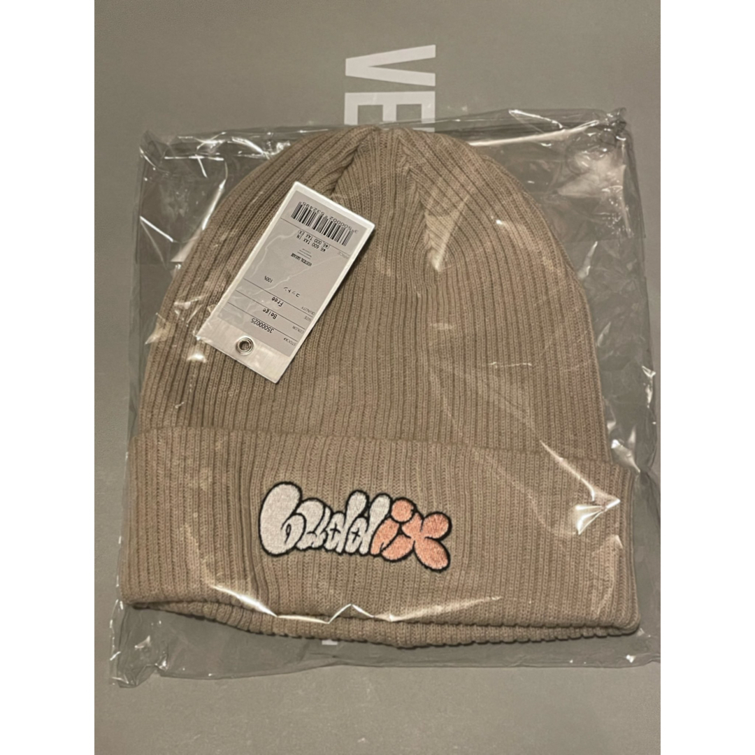 buddix Logo Beanie beige ベージュ