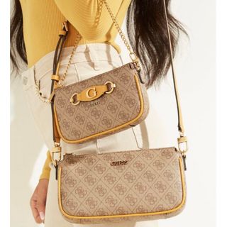 ゲス(GUESS)の【人気商品】[ゲス] IZZY DOUBLE POUCH CROSSBODY(ショルダーバッグ)