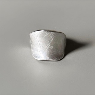アメリヴィンテージ(Ameri VINTAGE)のSlash wide matte ring silver No.1140(リング(指輪))