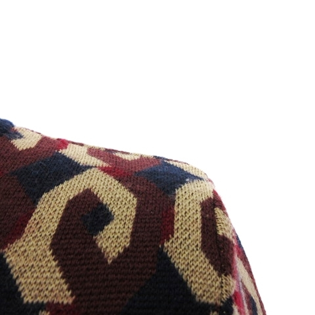 マルティニーク ニット セーター 長袖 丸首 紺系 ネイビー系 ■RF レディースのトップス(ニット/セーター)の商品写真