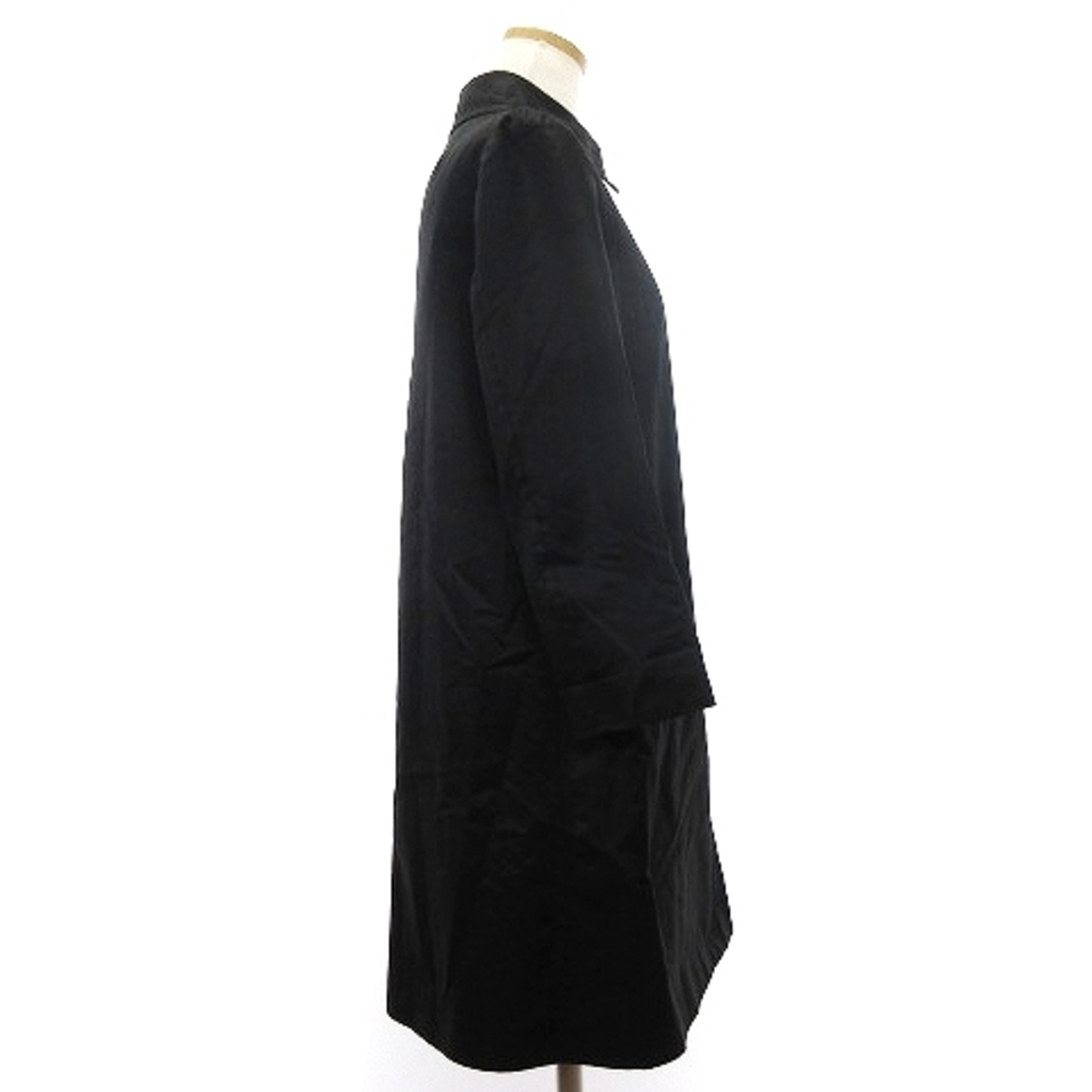 Michael Kors(マイケルコース)のマイケルコース スタンドカラーコート 無地 コットン 黒 4 ■RF レディースのジャケット/アウター(その他)の商品写真