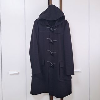 theory　ダッフルロングコート　ブラック