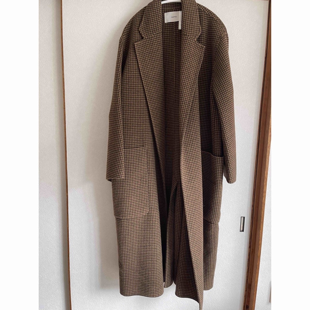 TODAYFUL(トゥデイフル)のTODAYFUL Over Check Coat 36 レディースのジャケット/アウター(ロングコート)の商品写真