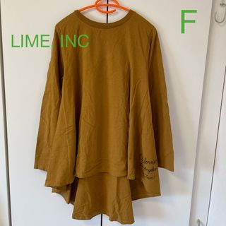 フレア チュニック ロンT ☆ LIME. INC(チュニック)