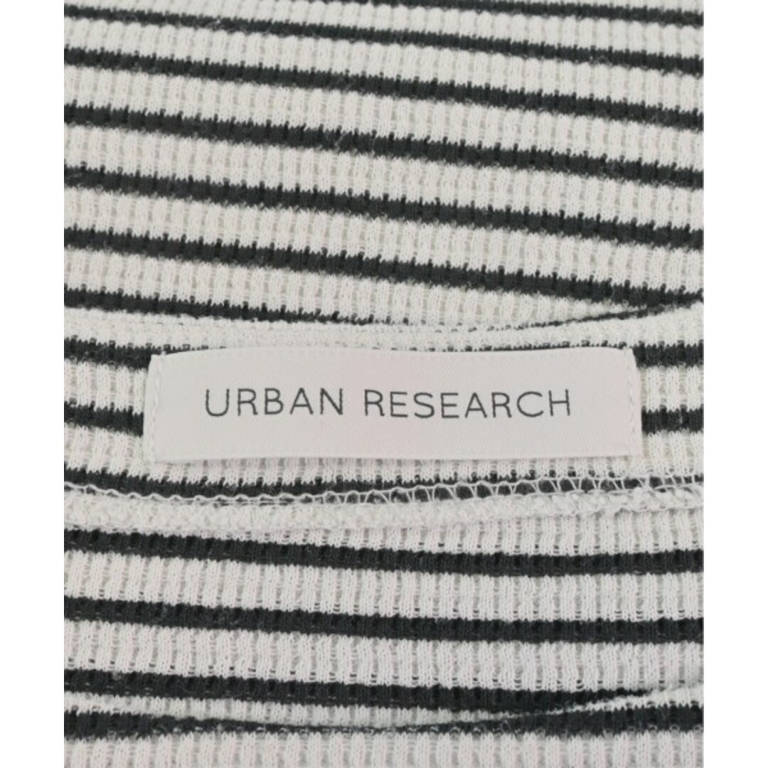 URBAN RESEARCH(アーバンリサーチ)のURBAN RESEARCH ノースリーブ F 白x黒(ボーダー) 【古着】【中古】 レディースのトップス(タンクトップ)の商品写真