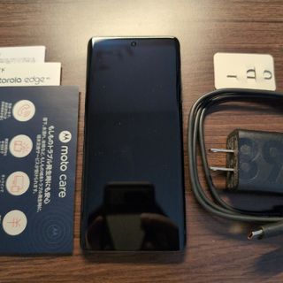 モトローラ(Motorola)のmotorola edge40 イクリプスブラック 中古品(スマートフォン本体)