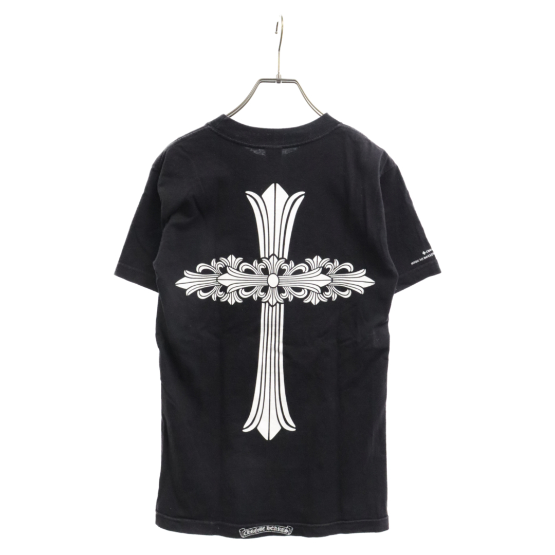 CHROME HEARTS クロムハーツ フローラルクロス フロントロゴプリント 半袖Tシャツ カットソーブラック | フリマアプリ ラクマ