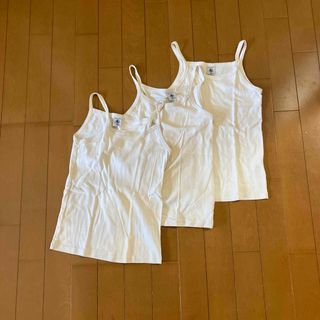 プチバトー(PETIT BATEAU)の10ans 140  プチバトー　キャミソール　3枚セット(下着)