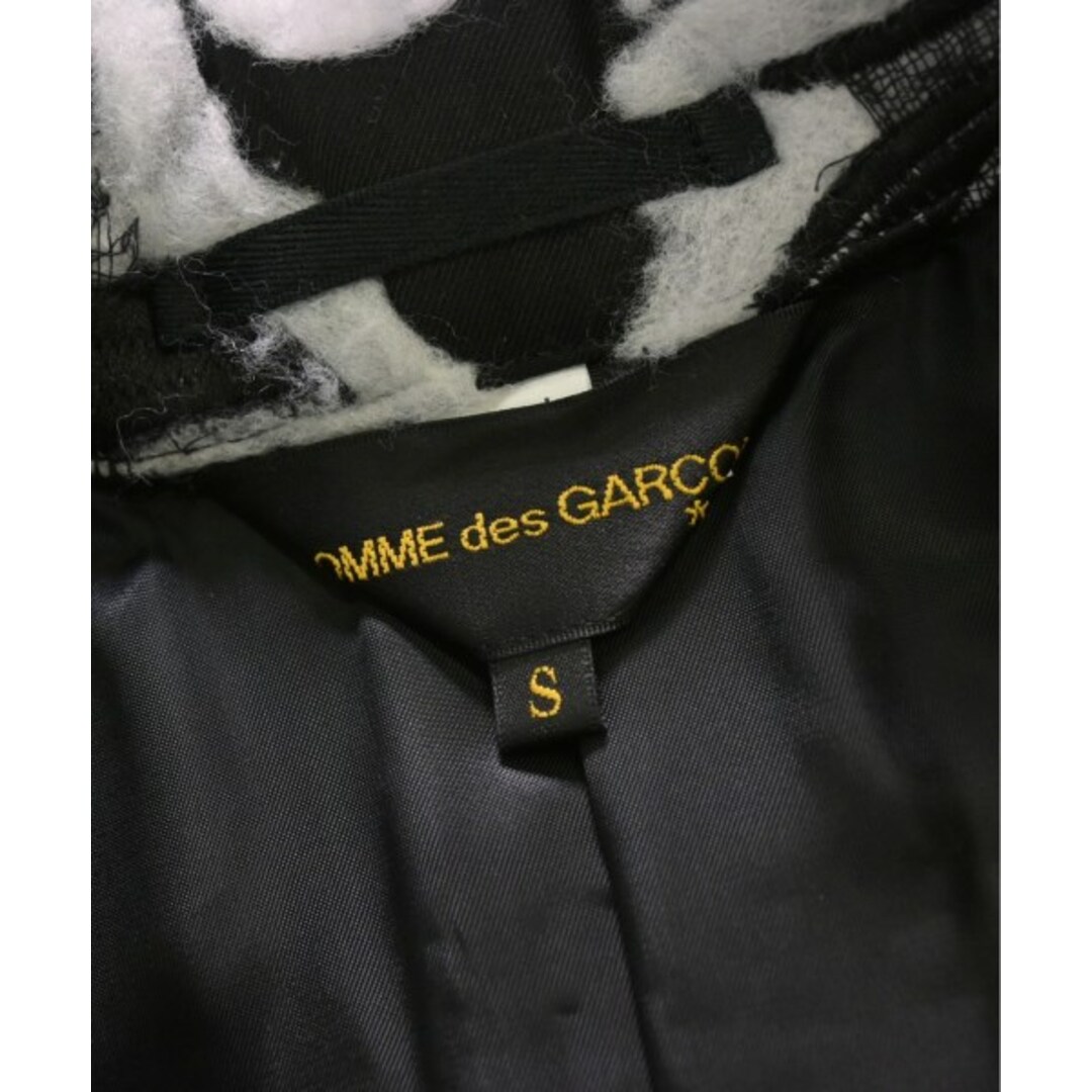 COMME des GARCONS(コムデギャルソン)のCOMME des GARCONS コート（その他） S 黒x白 【古着】【中古】 レディースのジャケット/アウター(その他)の商品写真