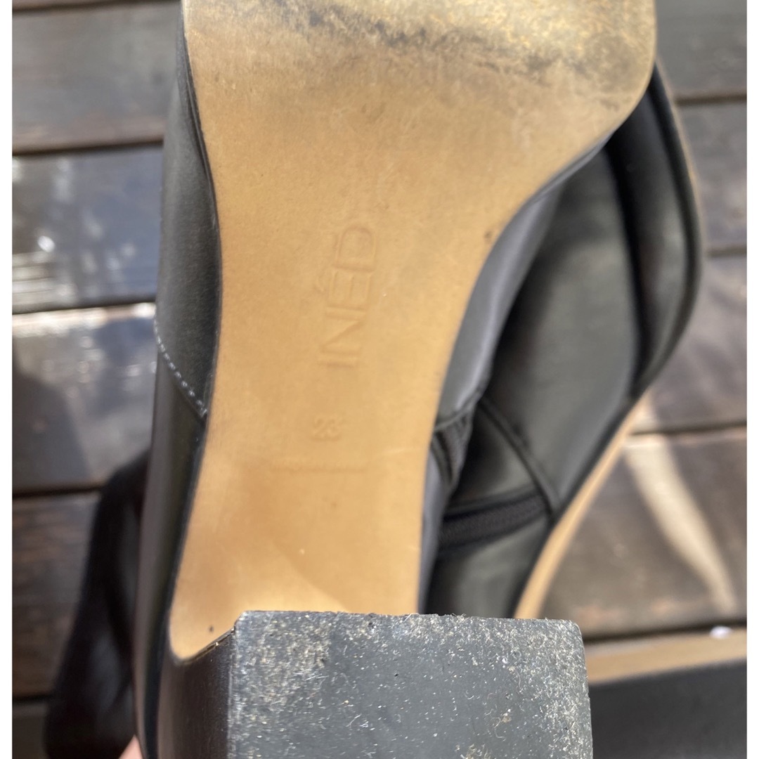 INED(イネド)のINED ブーツ 韓国 Y2K ファッション 大人女子 美脚 秋冬 スタイル 黒 レディースの靴/シューズ(ブーツ)の商品写真