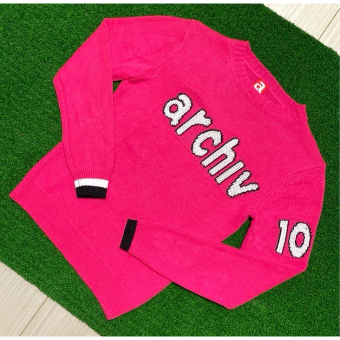 archivio(アルチビオ)のアルチビオ  カシミヤ100% ニット　セーター　サイズ36 ゴルフウェア スポーツ/アウトドアのゴルフ(ウエア)の商品写真