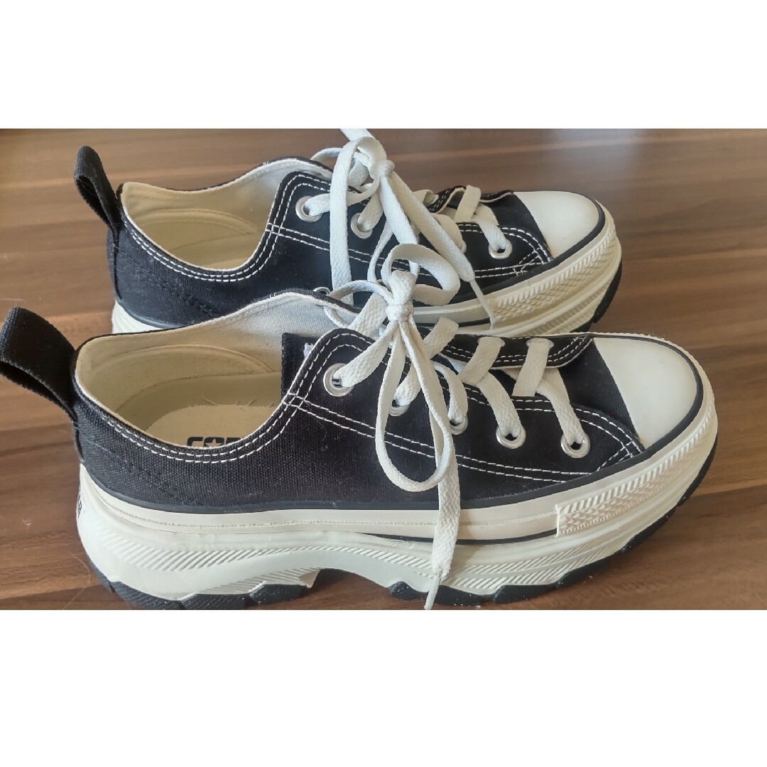 ALL STAR（CONVERSE）(オールスター)のまこ様専用：コンバースオールスター トレックウェーブ22.5厚底男女兼用 レディースの靴/シューズ(スニーカー)の商品写真