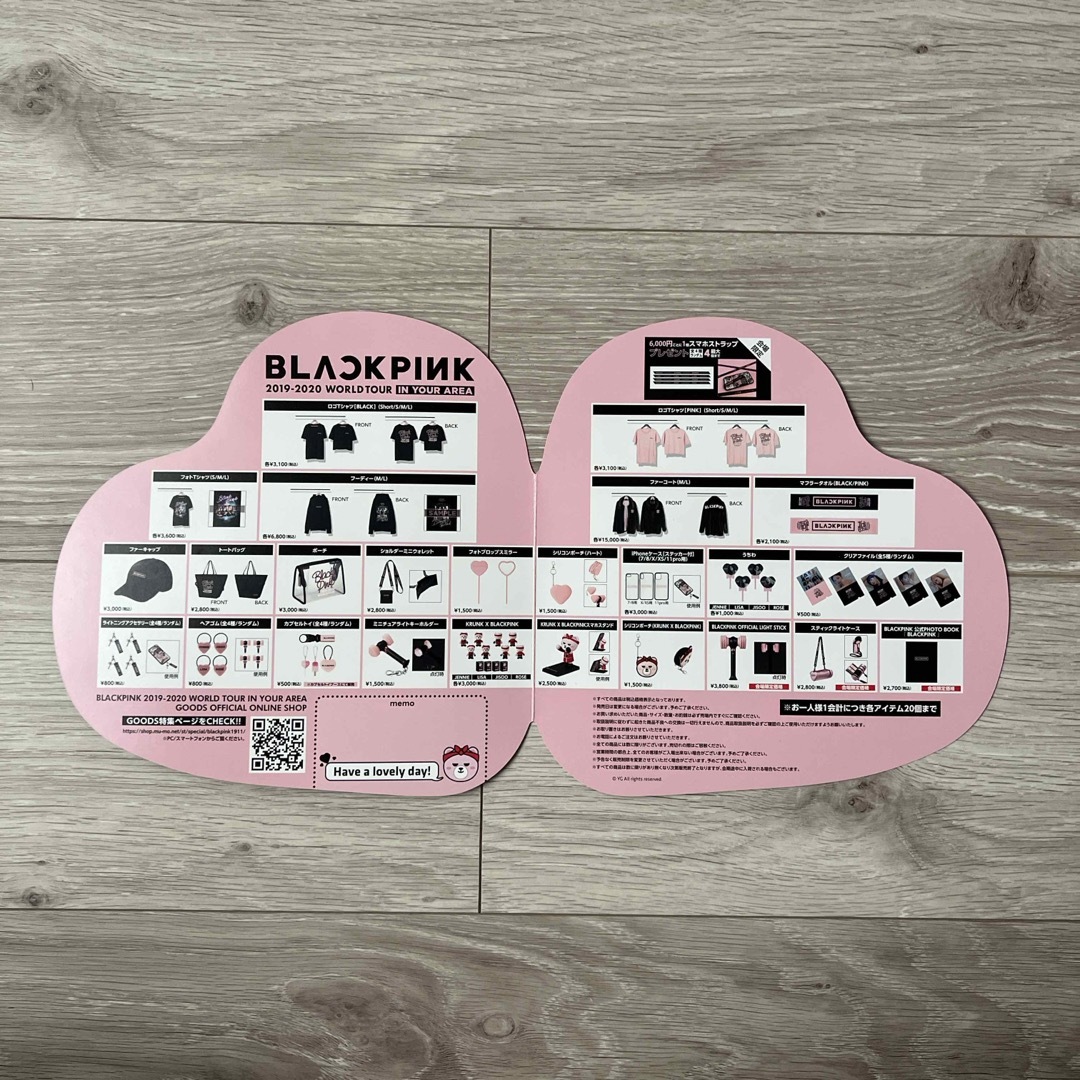 BLACKPINK(ブラックピンク)のBLACKPINK グッズ表 エンタメ/ホビーのCD(K-POP/アジア)の商品写真