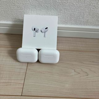 アップル(Apple)の説明文必須！2台！送料無料！airpods pro 1世代　MWP22J/A(ヘッドフォン/イヤフォン)