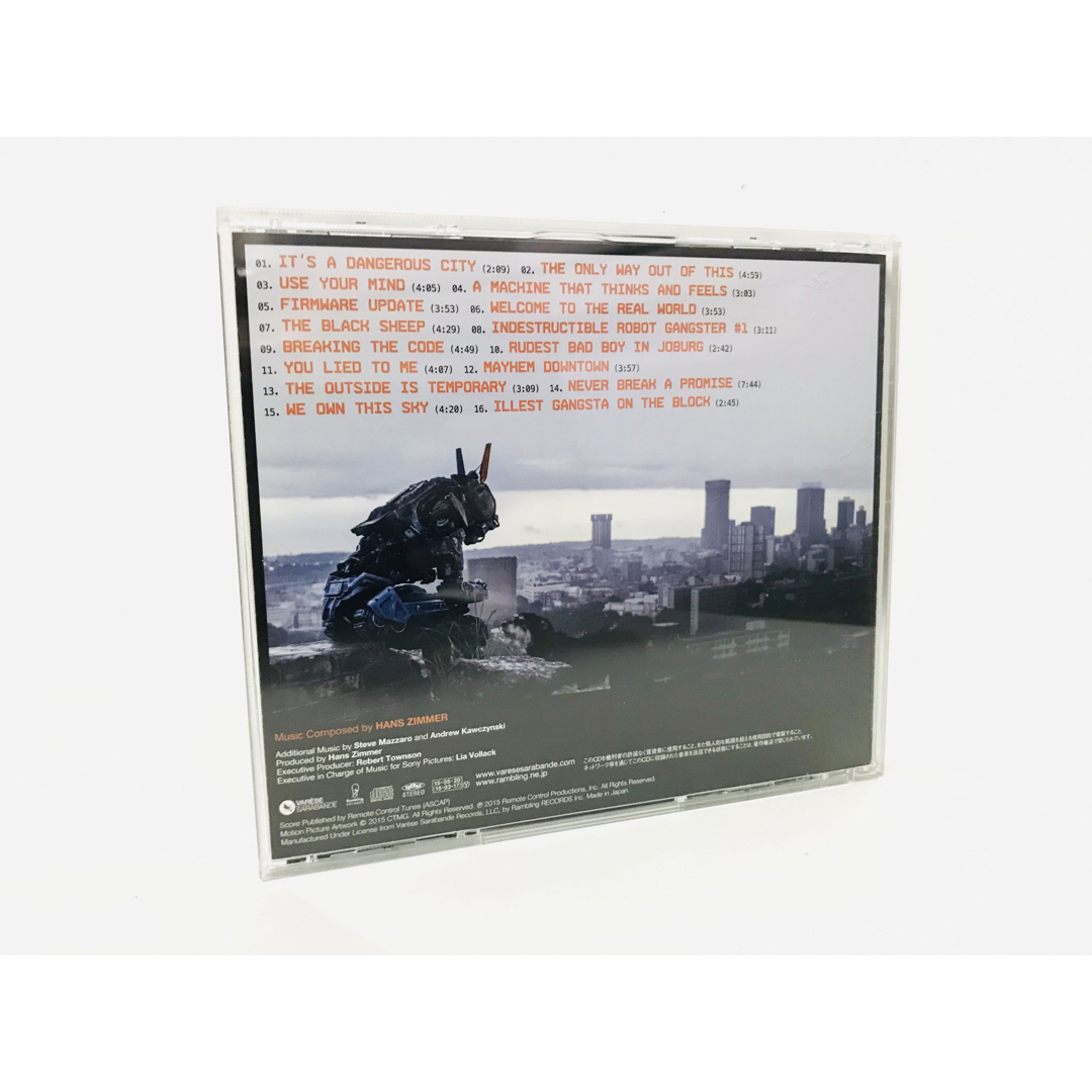 新品同様／映画『チャッピー／CHAPPiE』廃盤サントラCD／希少／ハンスジマー エンタメ/ホビーのCD(映画音楽)の商品写真