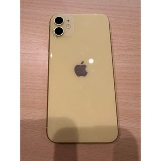 アップル(Apple)の【ジャンク品】  iPhone 11 イエロー 128 GB SIMフリー(スマートフォン本体)