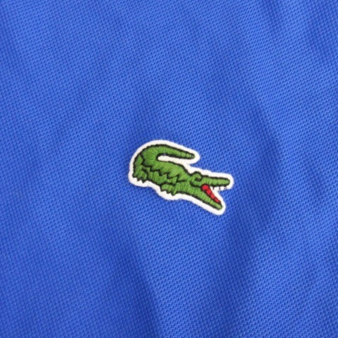 LACOSTE - ラコステ SPORT ポロシャツ 半袖 ワニ ワッペン ブルー系 M