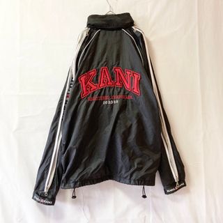 90s ~ KARL KANI カールカナイ ビッグロゴ ベンチコート y2k