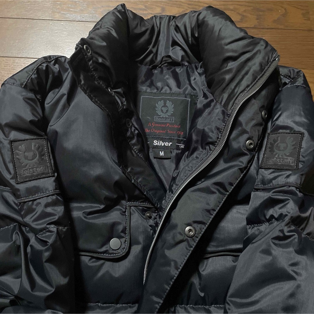 BELSTAFF(ベルスタッフ)のベルスタッフ　 ダウンジャケット   ライダース　 ブラック　Ｌサイズ メンズのジャケット/アウター(ダウンジャケット)の商品写真