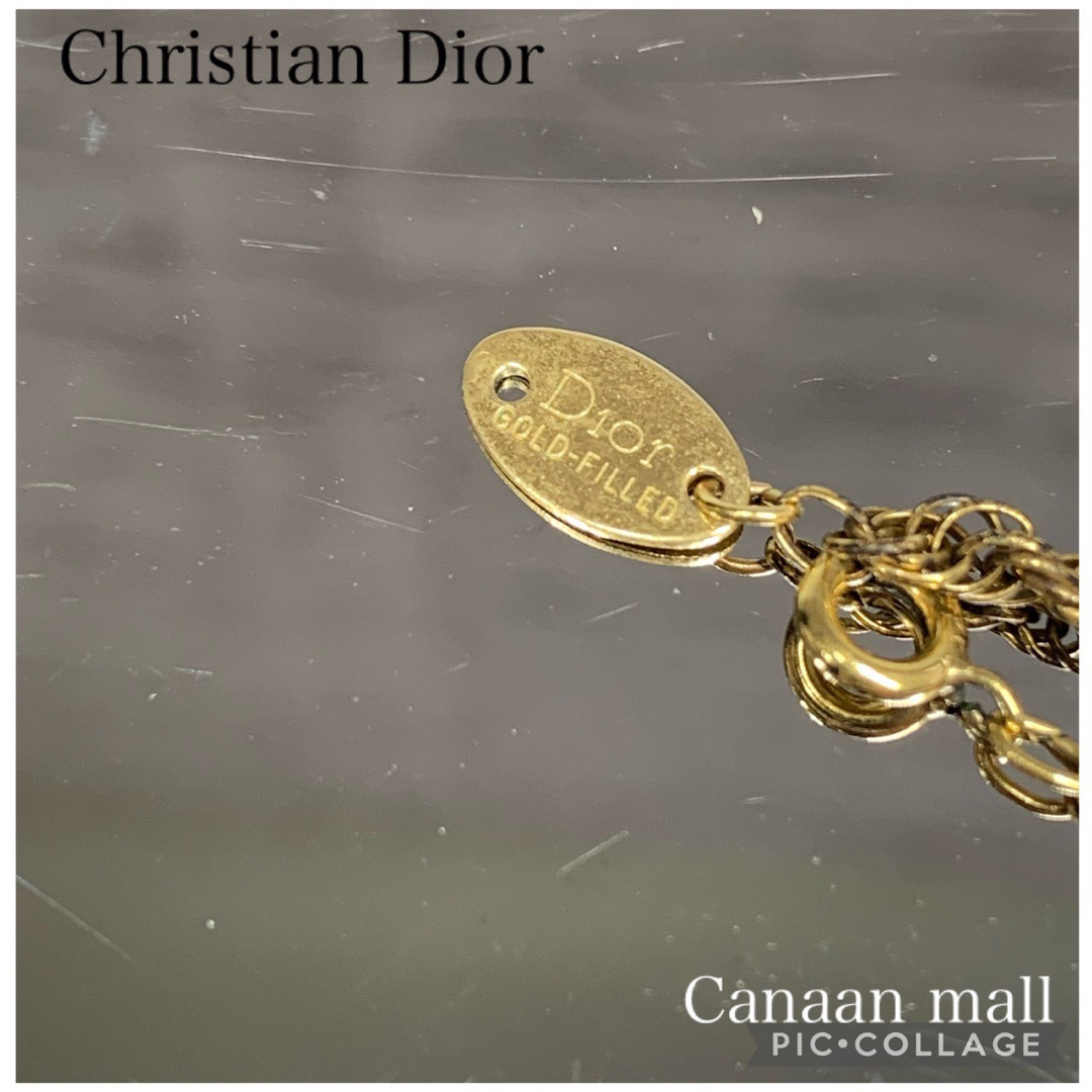 メンズ【美品】14KGF　Christian Dior ヴィンテージゴールドネックレス
