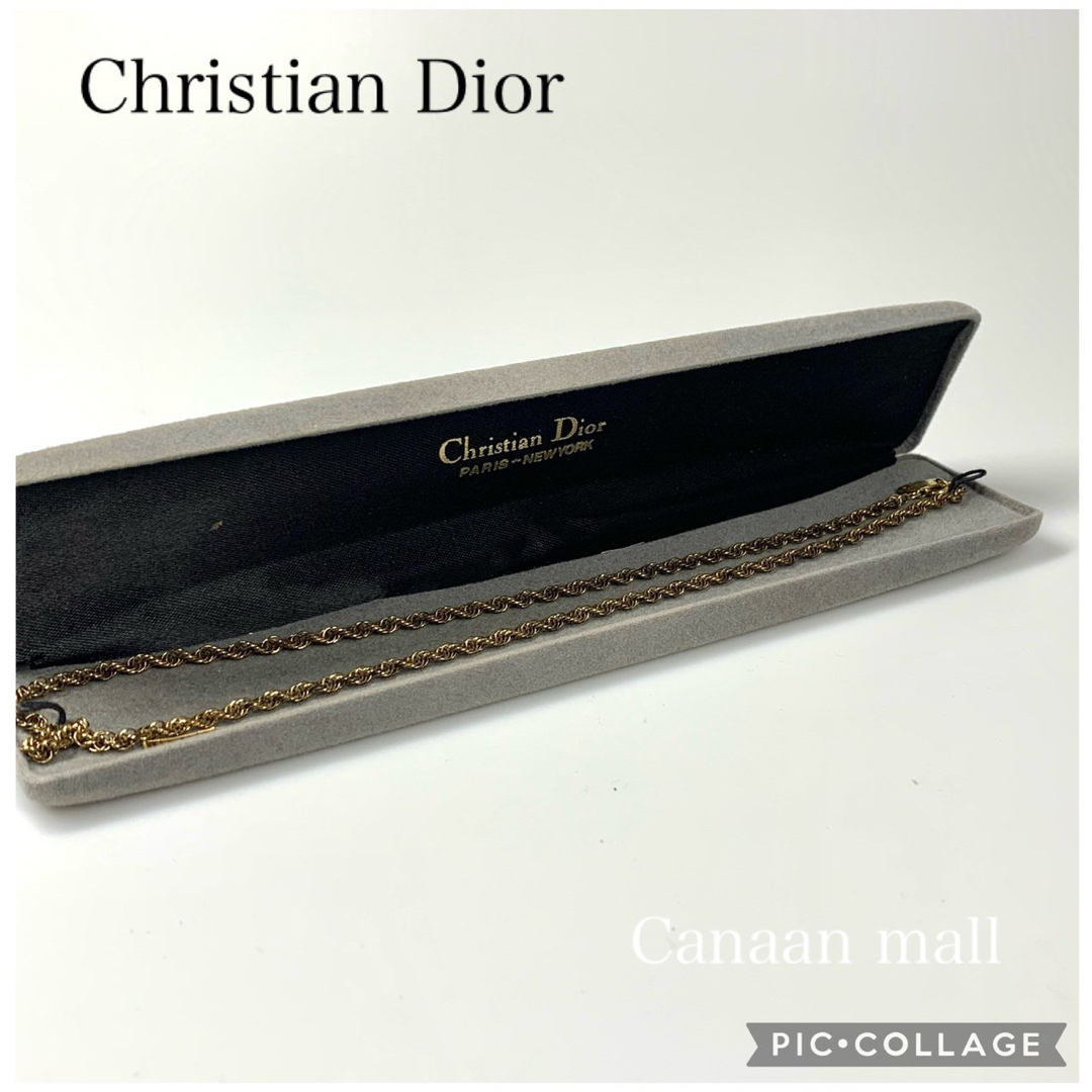 メンズ【美品】14KGF　Christian Dior ヴィンテージゴールドネックレス