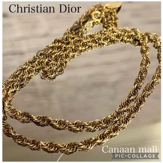 メンズ【美品】14KGF　Christian Dior ヴィンテージゴールドネックレス