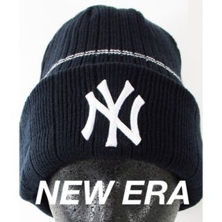 ニューエラー(NEW ERA)のNEW ERA  NEW YORK YANKEES KNIT CAP 裏フリース(ニット帽/ビーニー)