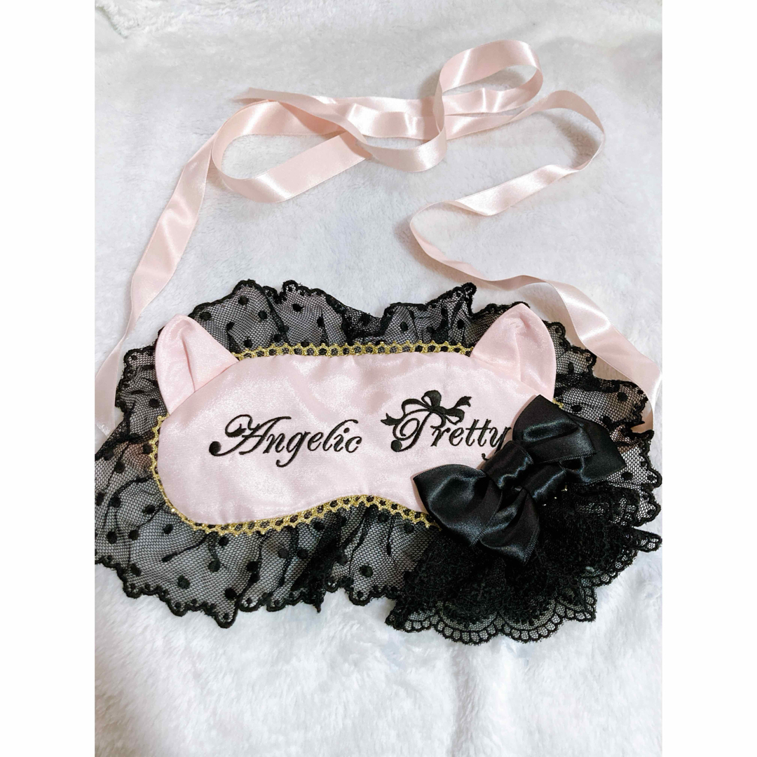 Angelic Pretty(アンジェリックプリティー)のAngelic pretty アイマスク ヘッドドレス ハンドメイドのアクセサリー(ヘアアクセサリー)の商品写真
