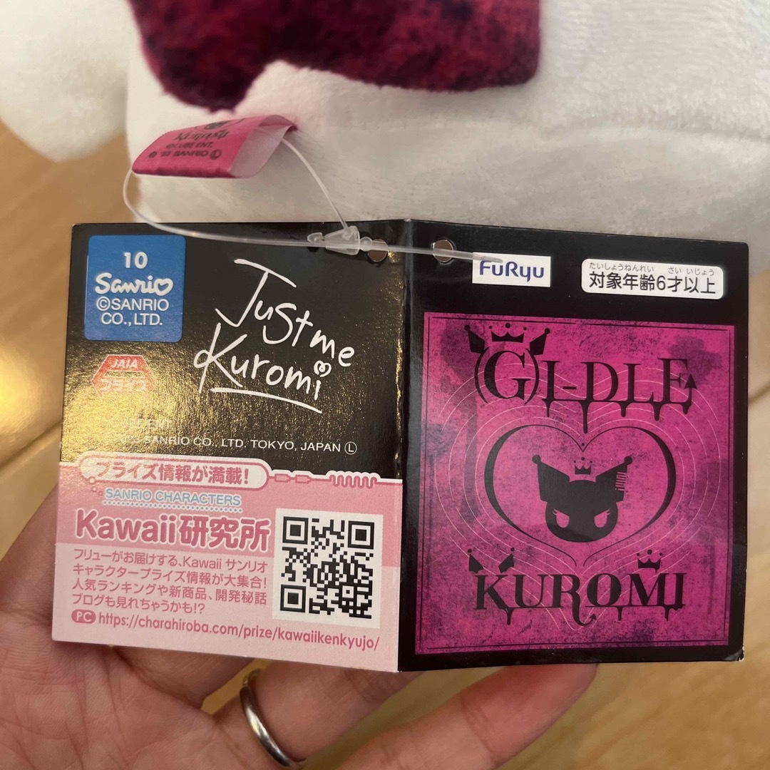 クロミ　ぬいぐるみ　（G）I-DLE サンリオ エンタメ/ホビーのおもちゃ/ぬいぐるみ(キャラクターグッズ)の商品写真