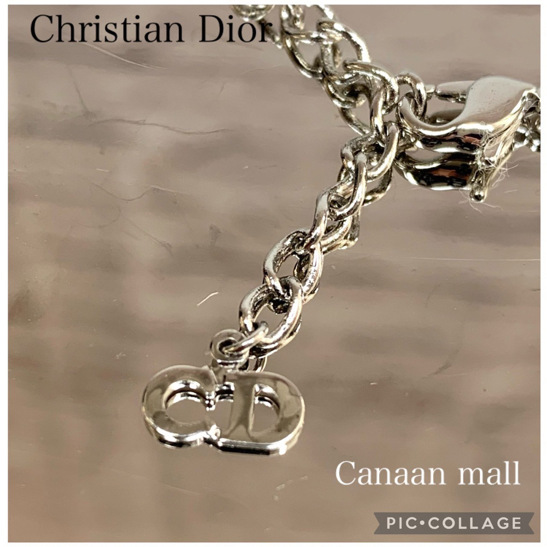 Christian Dior(クリスチャンディオール)の【美品】廃盤ChristianDior トロッターライン　ネックレス　（ブルー） レディースのアクセサリー(ネックレス)の商品写真
