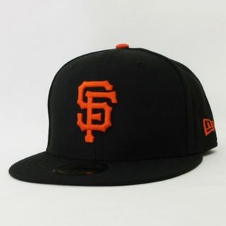 ニューエラー(NEW ERA)のニューエラ 59FIFTY MLB ジャイアンツ キャップ 黒 7 1/8(キャップ)