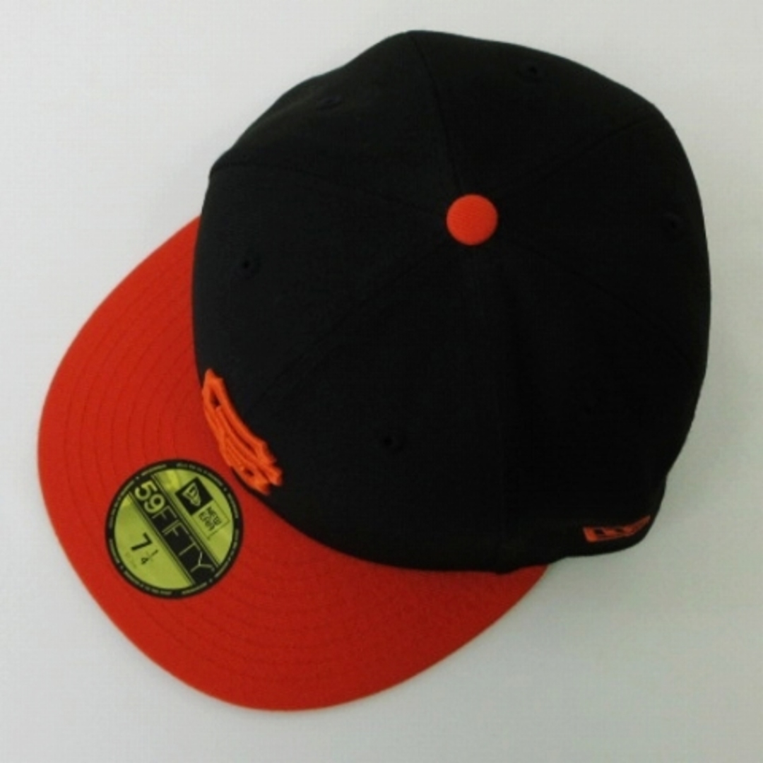 NEW ERA(ニューエラー)のニューエラ 59FIFTY MLB ジャイアンツ キャップ 黒 7 1/4 メンズの帽子(キャップ)の商品写真