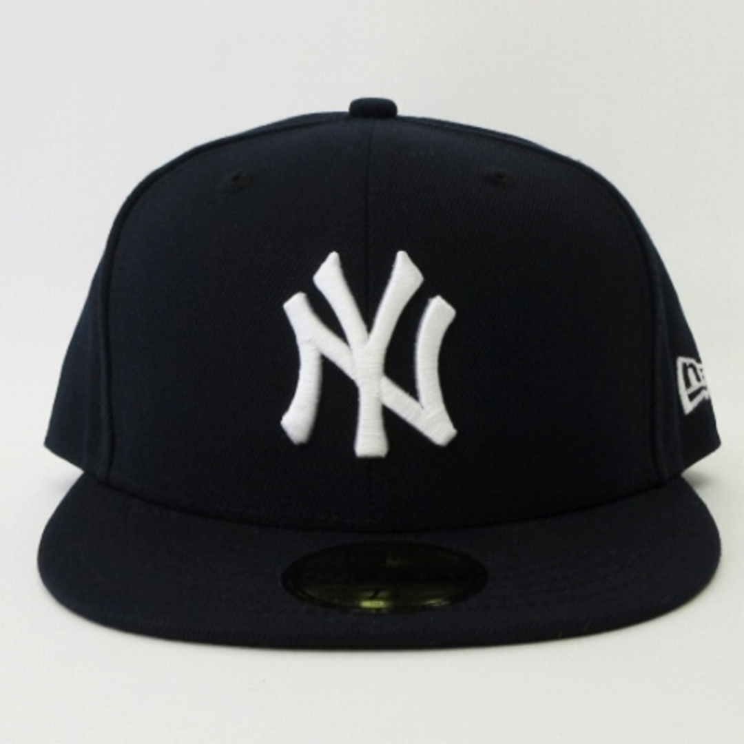 NEW ERA - ニューエラ 59FIFTY MLB ヤンキース キャップ 紺 白 7 3/8の